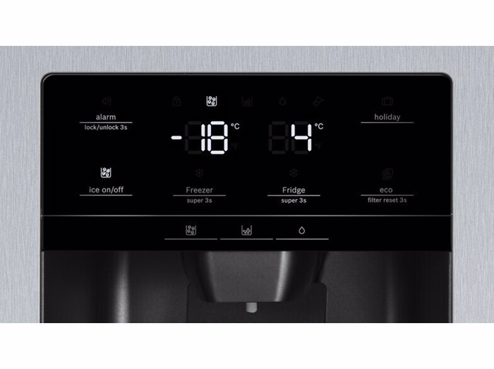 Psugio Ntoulapa Bosch KAD93AIEP Inox Antifinger E